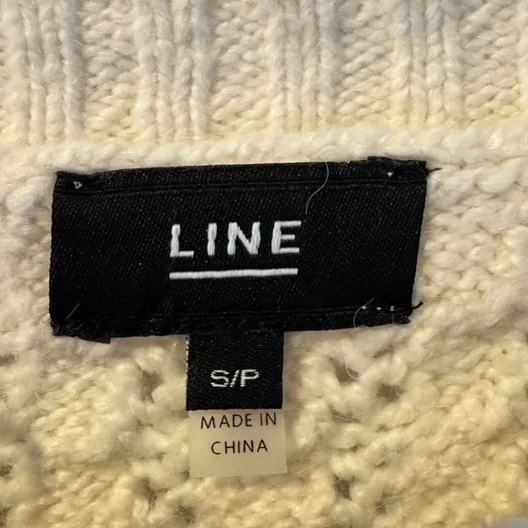 Line the Label Cream Crewneck Knit Sweater | S - Picture 3 of 5